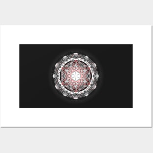 Flower of Life & Metatrons Cube Posters and Art